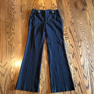 Anthropologie Cartonnier black wide leg pants
